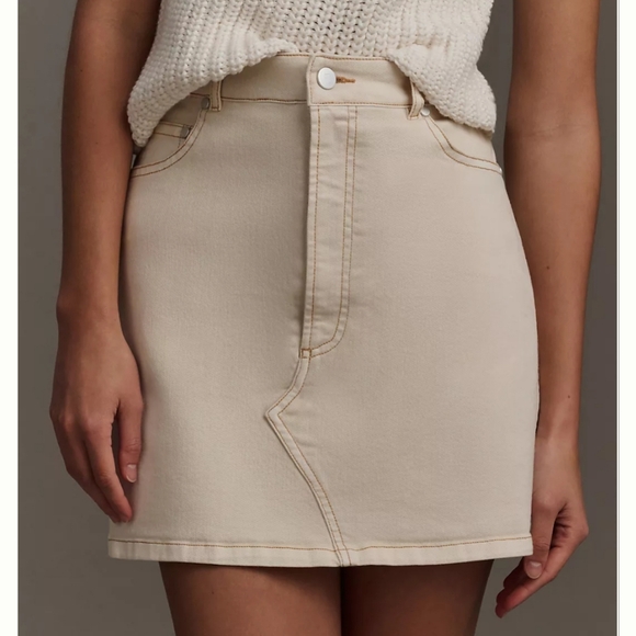 Anthropologie Dresses & Skirts - NWT Anthropologie Denim Mini Skirt